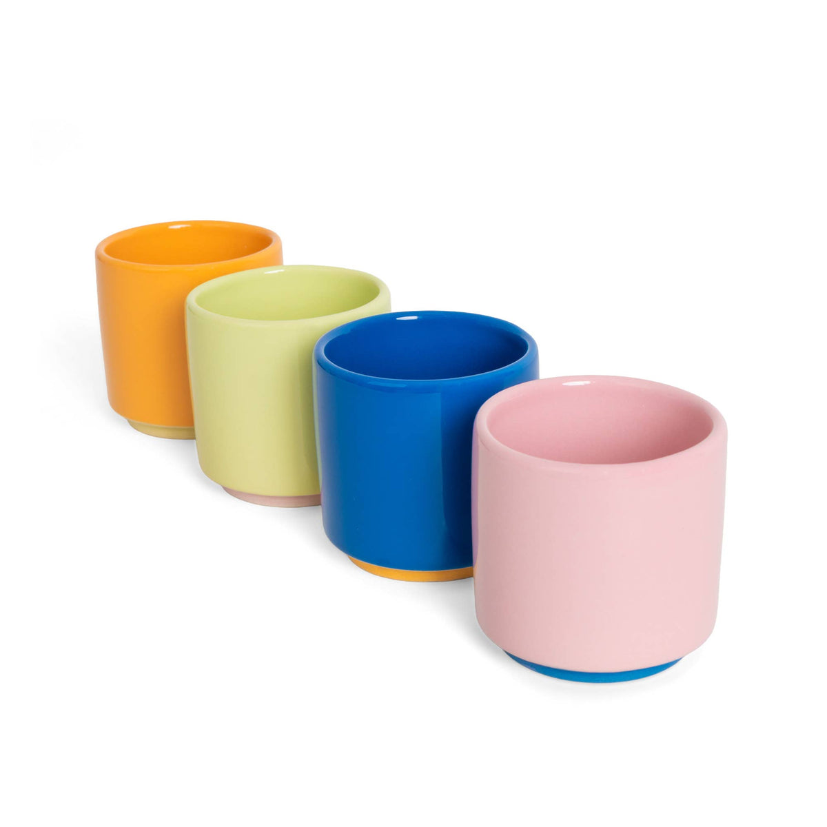 Espresso Ceramic Mug - Set of 4
