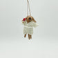 Dog with Wine Felt Ornament