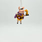 Pig Super Hero Felt Ornament