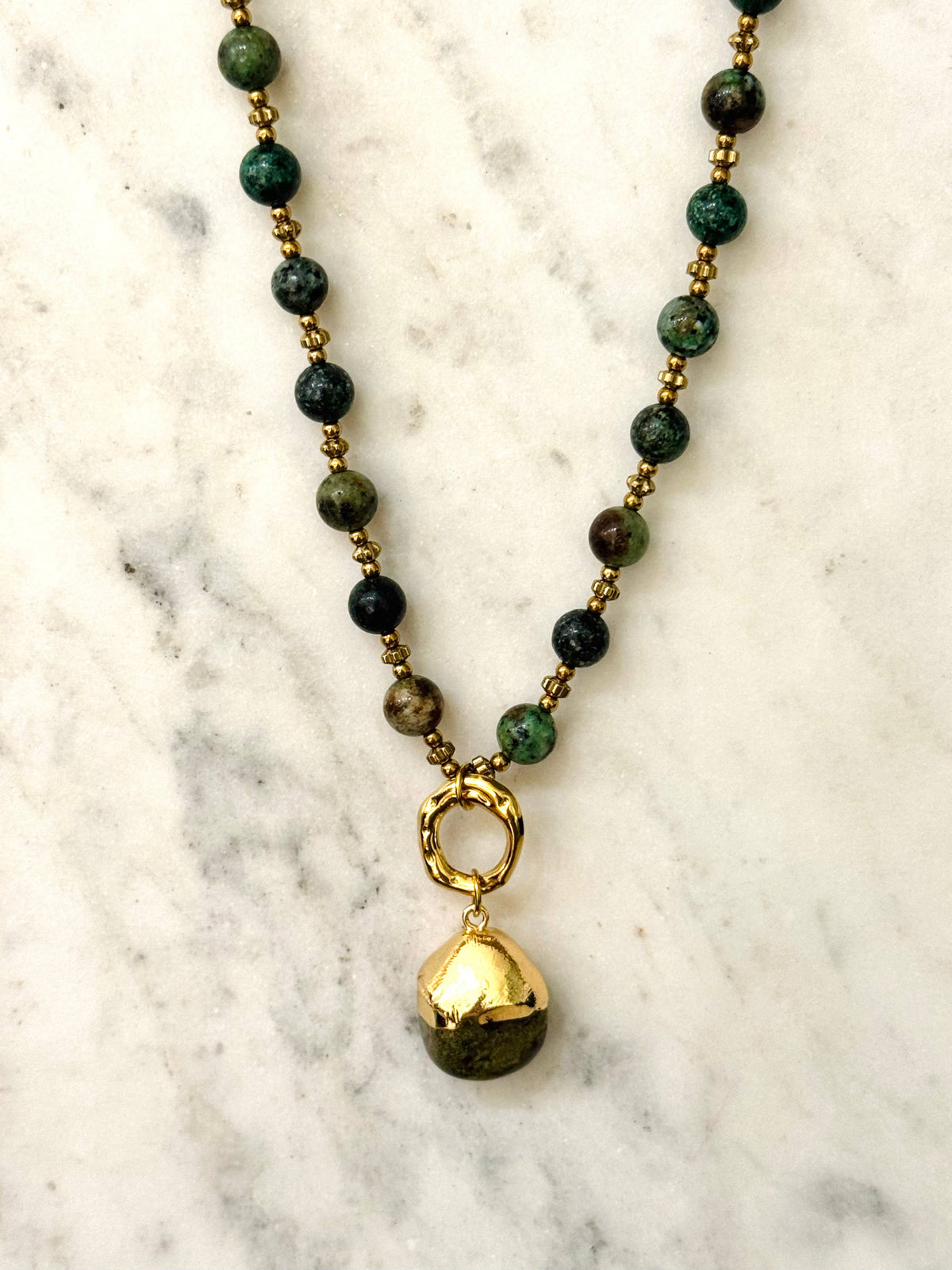 Emma Bohem Necklace w Mineral Stones
