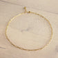 Stainless Steel D-chain necklace - gold