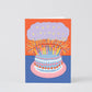 Cake & Candles Greetings Card