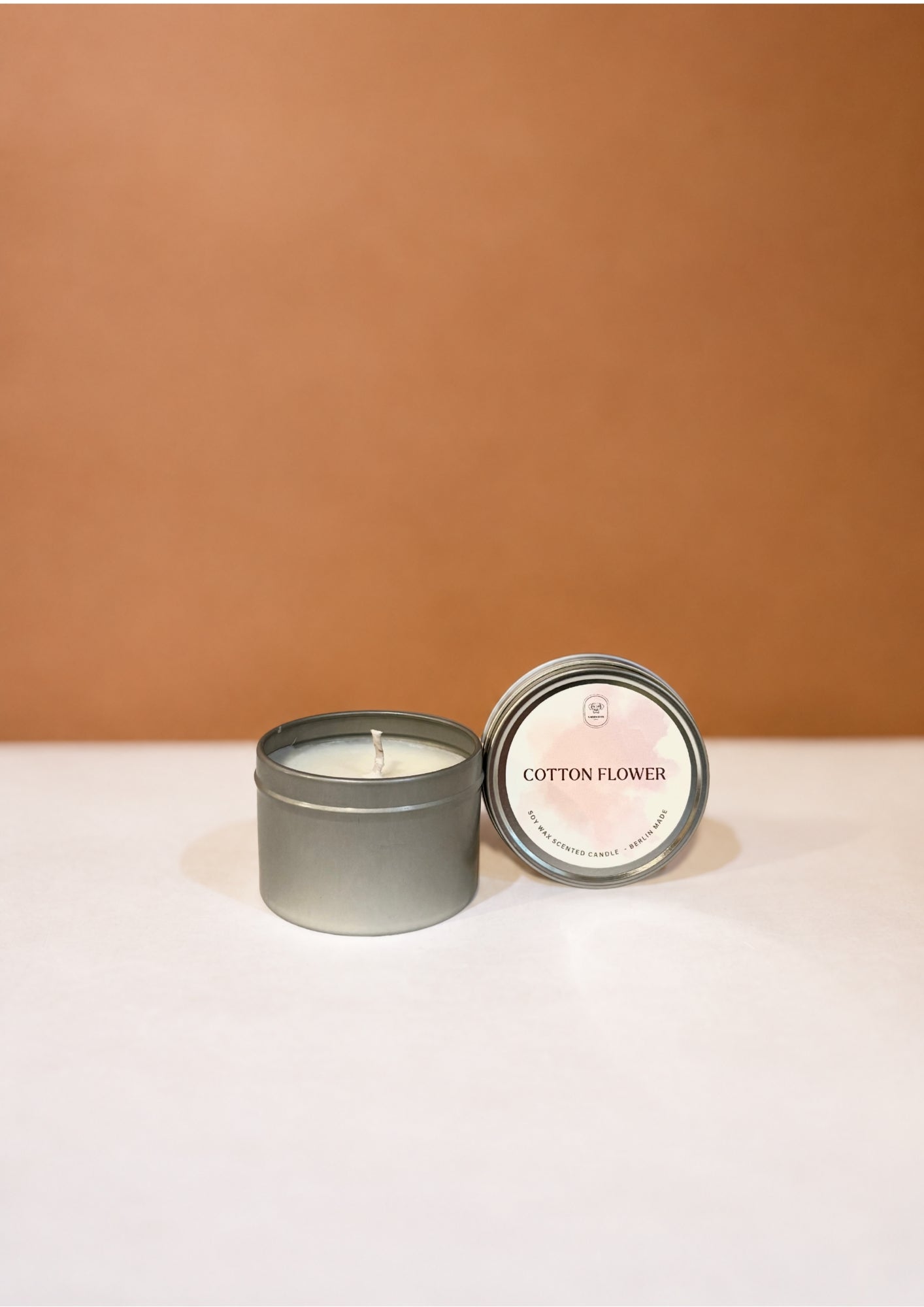 Cotton Flower Soy Wax Scented Candle