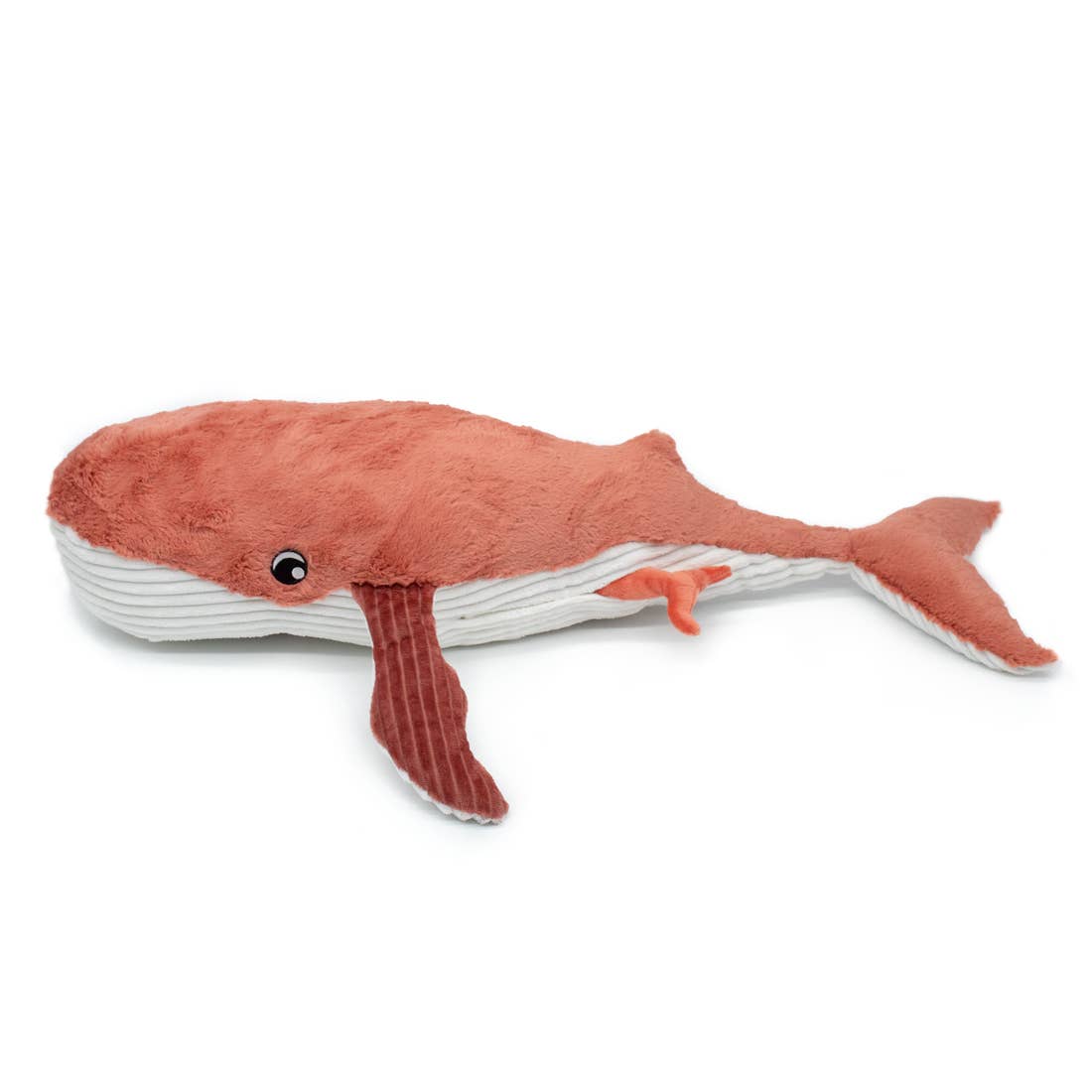 Whale Mama & Baby - Coral