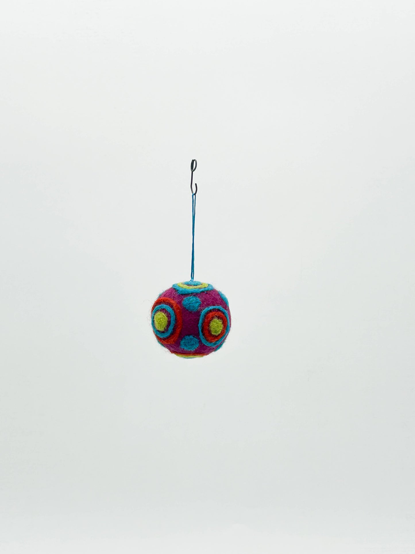 Colorful Felt Ornament Ball