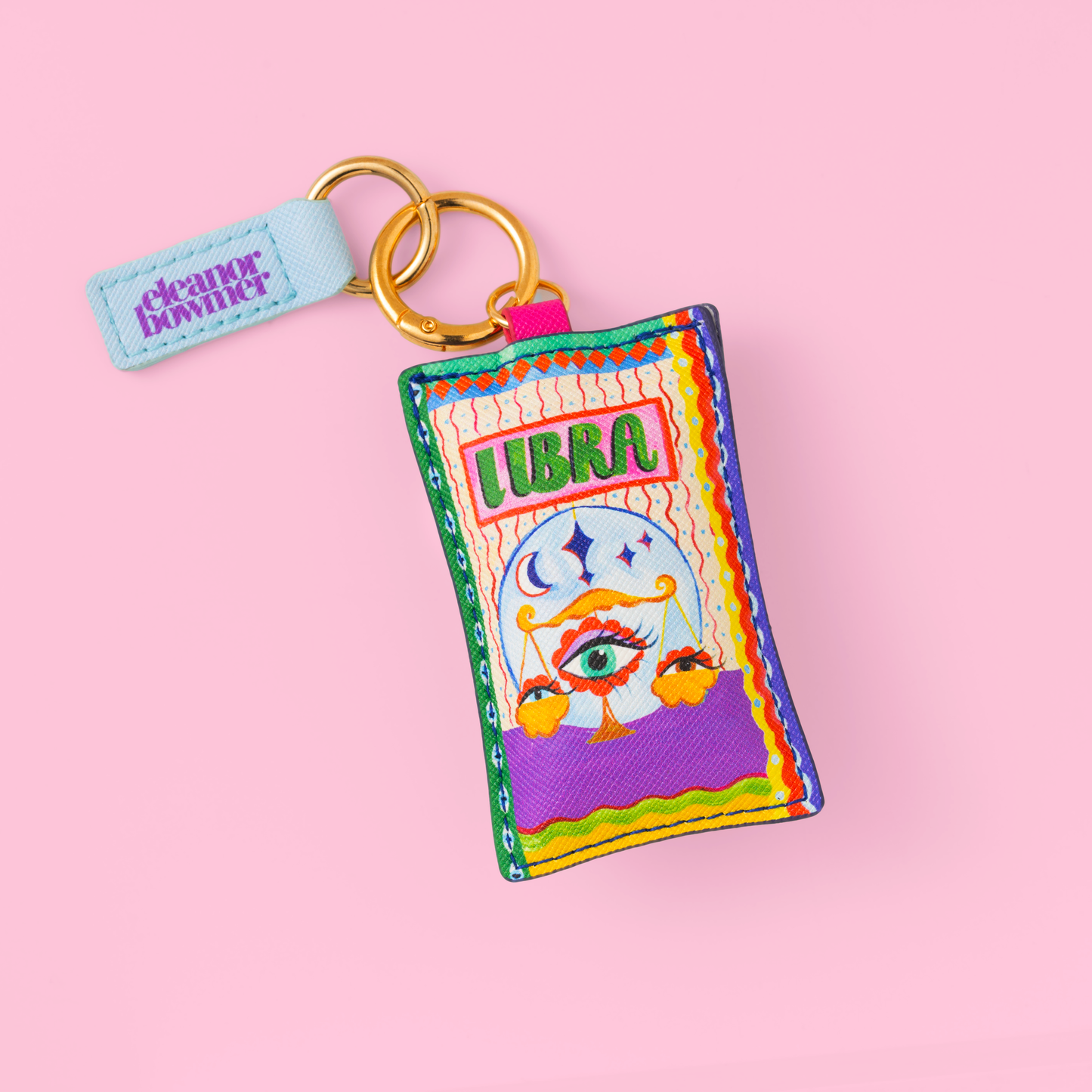 Libra Zodiac Keyring