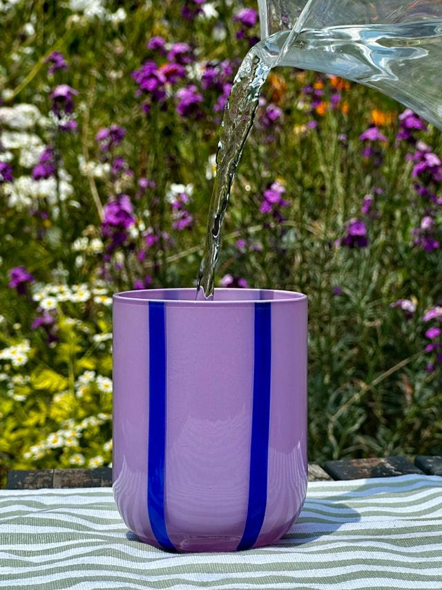 Striped Glass (Purple)