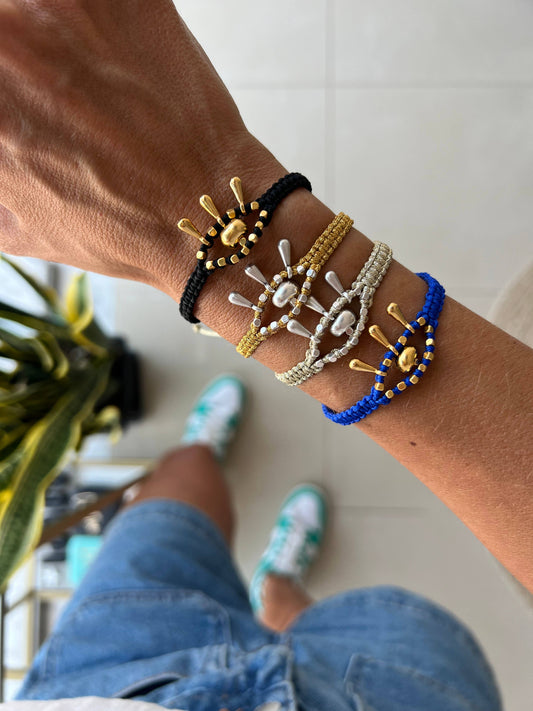 Macrame Evil Eye Protection Bracelet