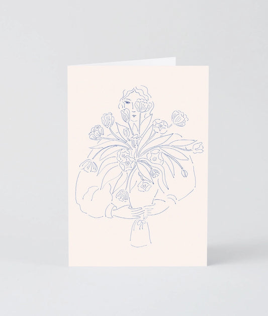 Explosion of Tulips Greeting Card