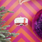 Glass Caravan Ornament