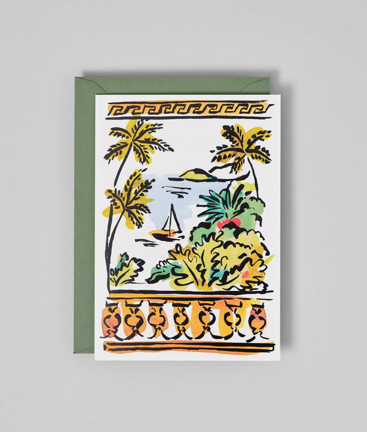 Balcony View Greeting Card