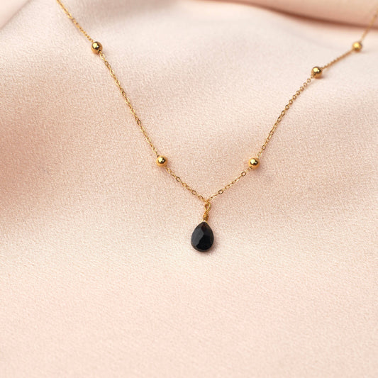 Black Onyx Pendant Necklace
