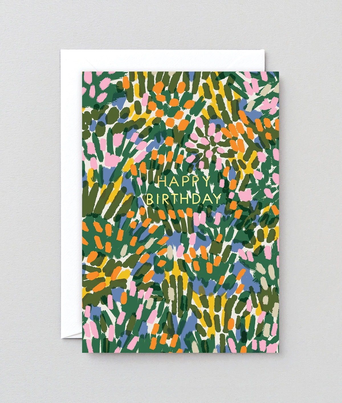 Happy Birthday Meadow Foiled Greeting Card