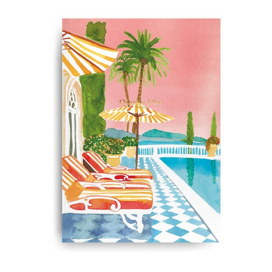 Lined Notebook - The Pool