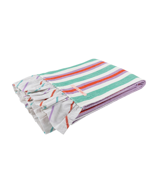 Pastel Striped Beach Towel