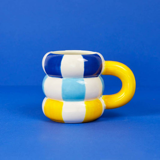 Float Mug - Handpainted Ceramic