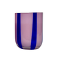 Atina Glass Tumbler - Lilac & Navy