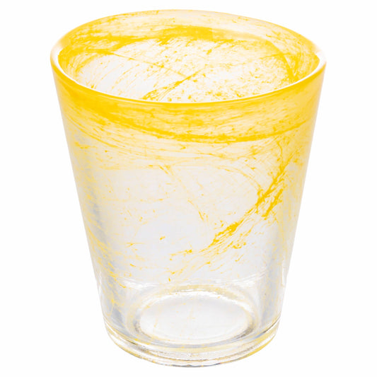 Yellow Glass Tumbler