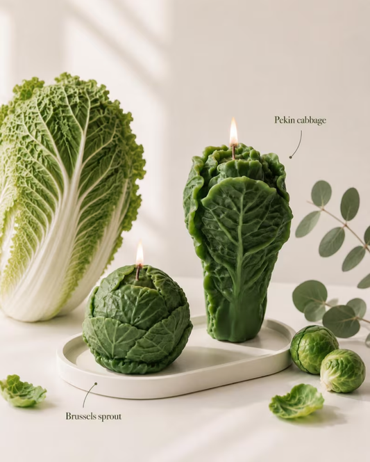 Brussels Sprout Candle