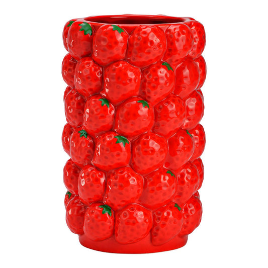 Strawberry Ceramic Vase