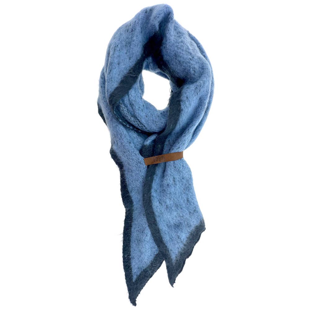 Blue Dual Tone Scarf