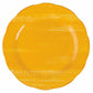 Yellow Ceramic Dinner Plate
