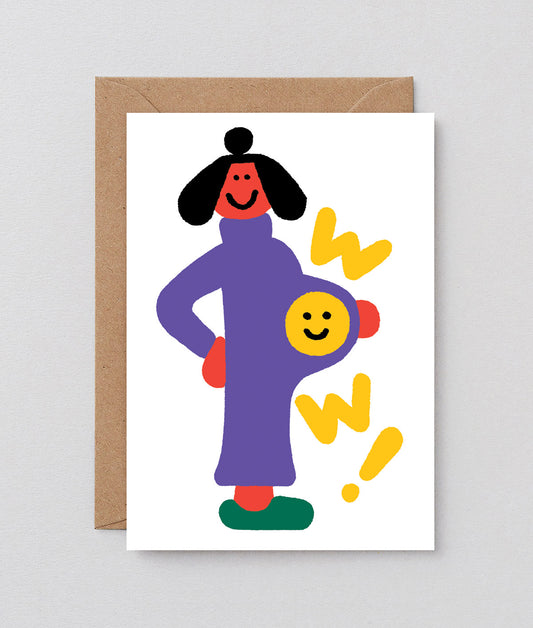 WOW! Greeting Card
