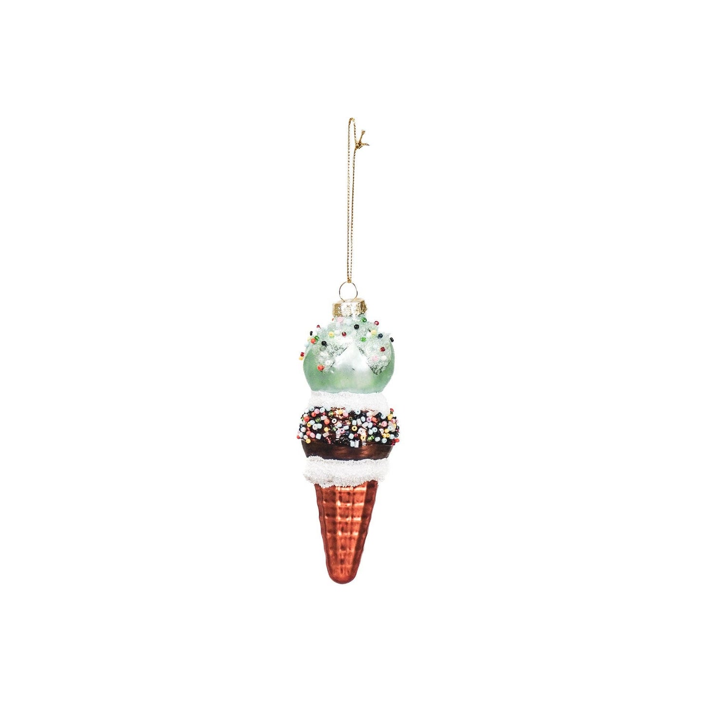Glass Ice Cream Ornament