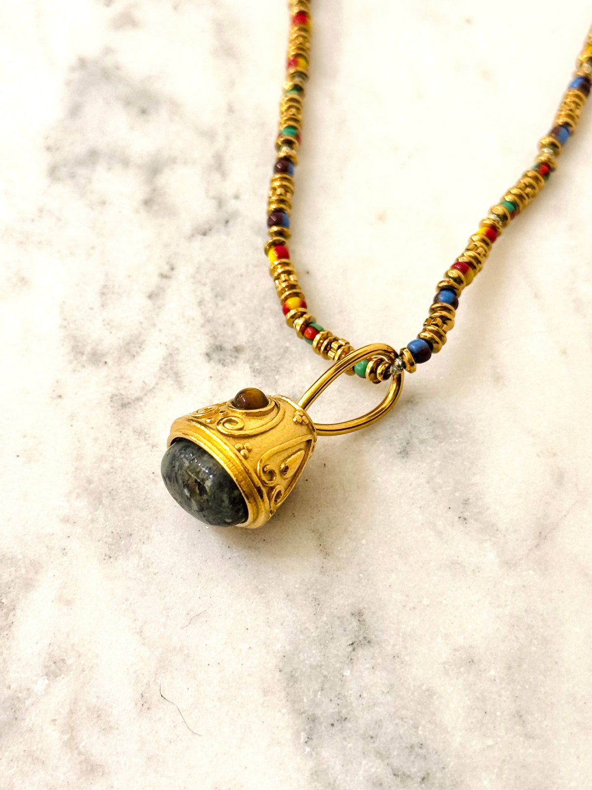 Vigo Bohem Necklace w Mineral Stones