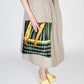 Pleated Tote Bag - Racing Green