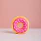 Strawberry Sprinkle Donut Dog Toy