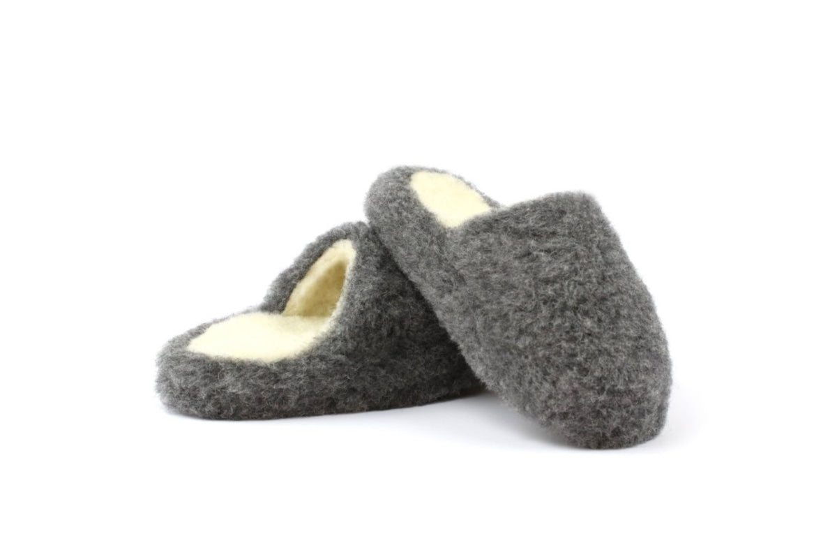 Mule slippers - Graphite