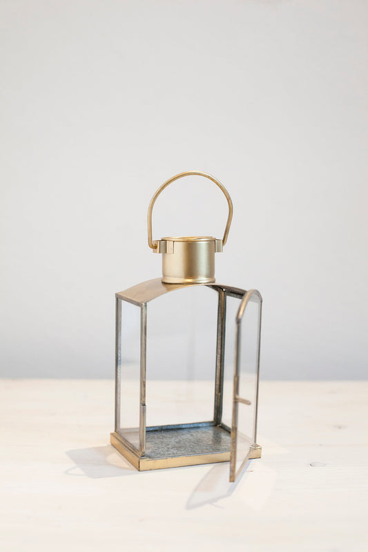 Antique Brass Lantern - Small