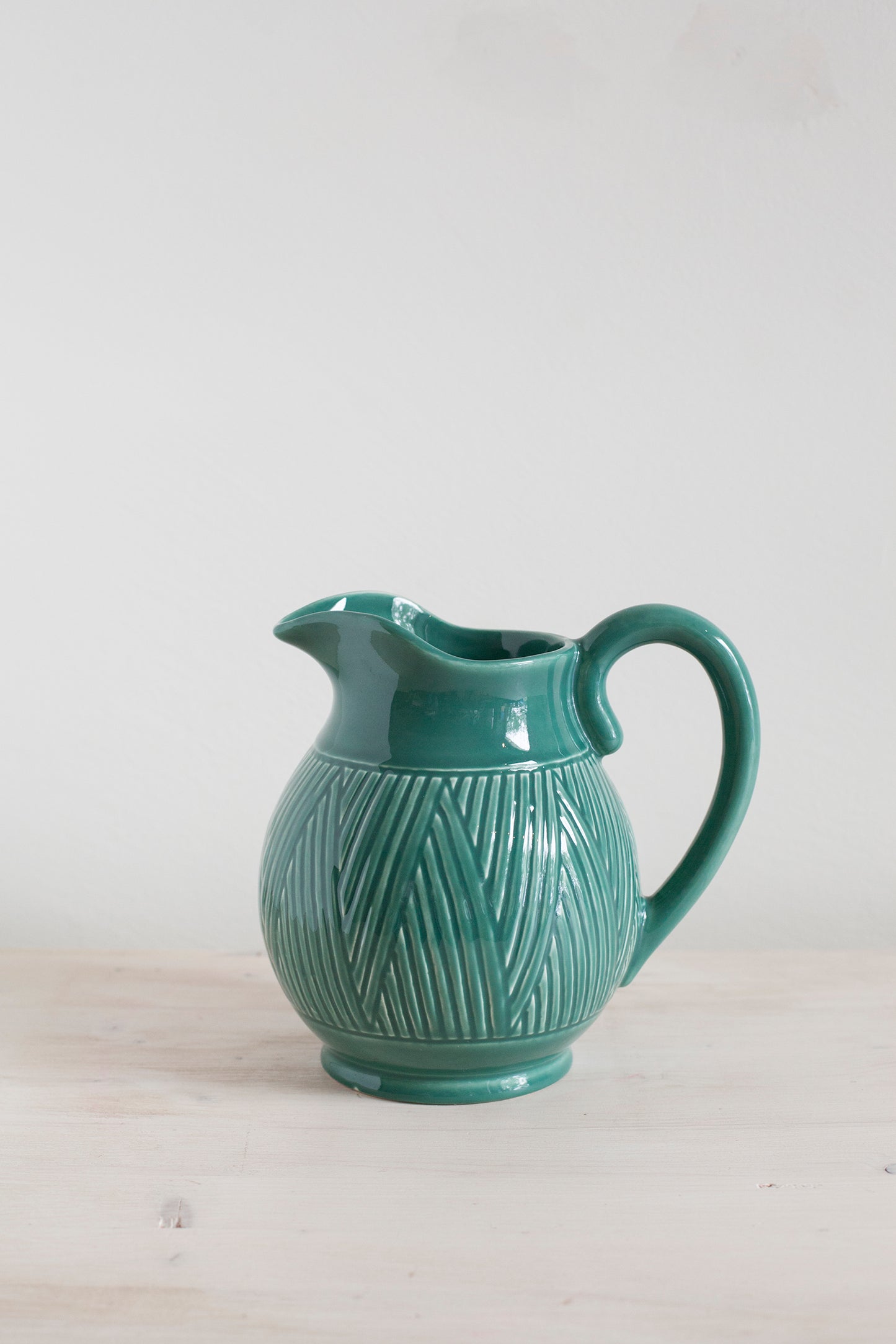 Green Ceramic Carafe