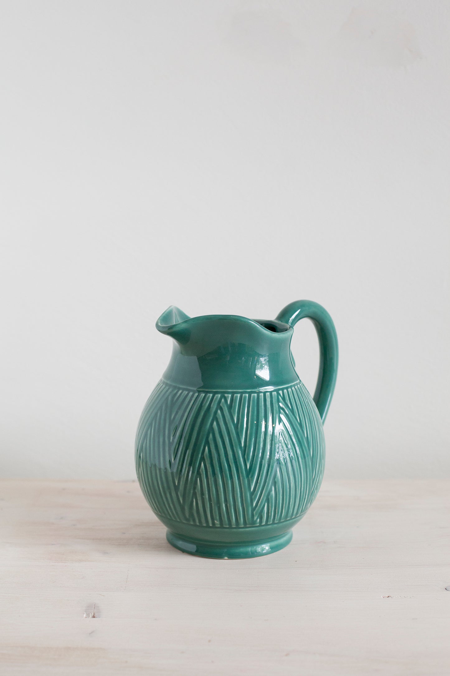 Green Ceramic Carafe