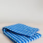 Checkered Blue Printed Tablecloth