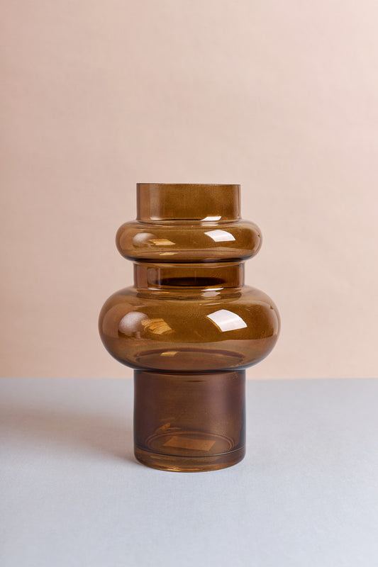 Miss Caramel Glass Vase