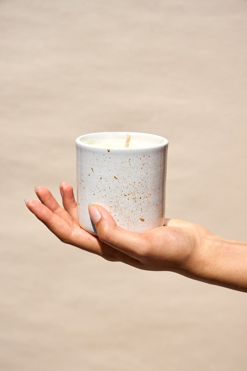 Spiced Cinnamon Soy Wax Scented Candle - Ceramic Edition
