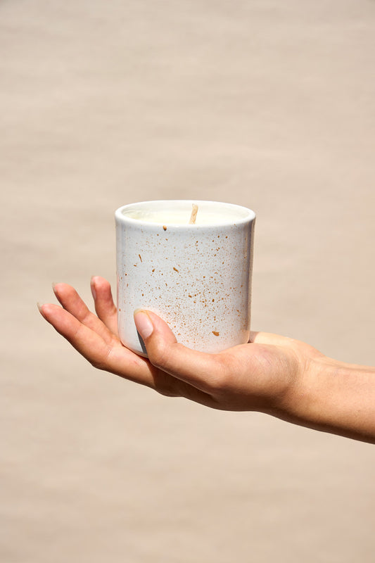 Spiced Cinnamon Soy Wax Scented Candle - Ceramic Edition