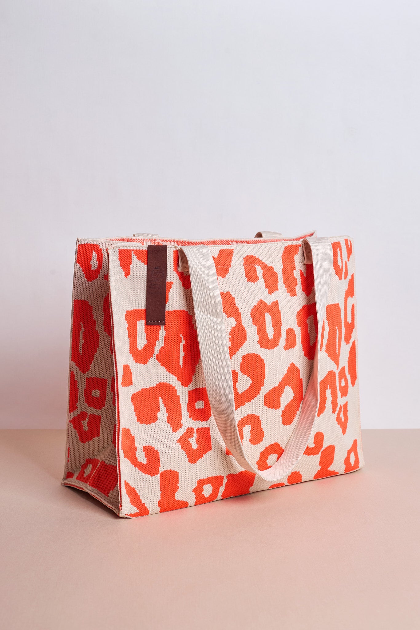 Tote Bag Orange Cheetah