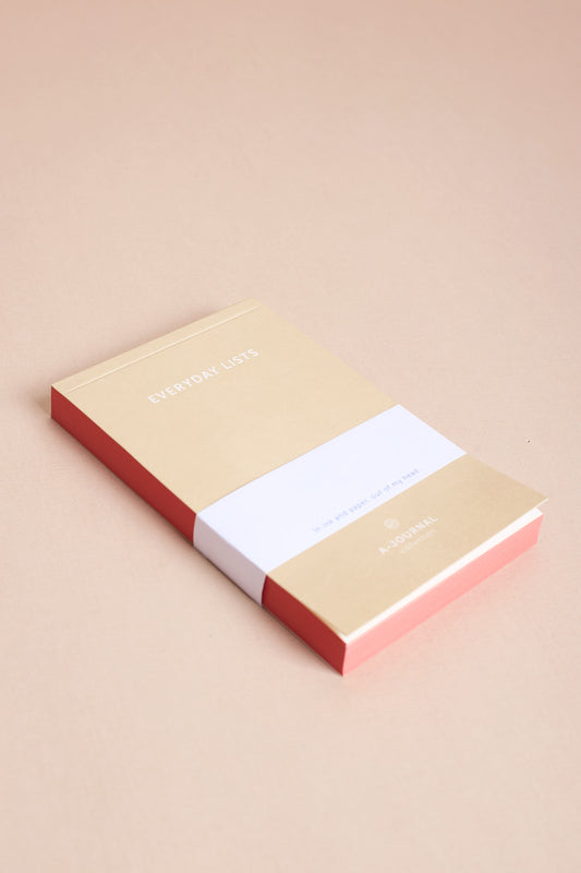 Everyday Lists Notepad - Beige