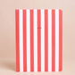 Orange Stripes Notebook - Lined