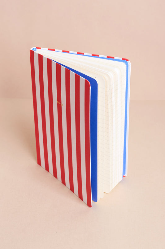 Orange Stripes Notebook - Lined