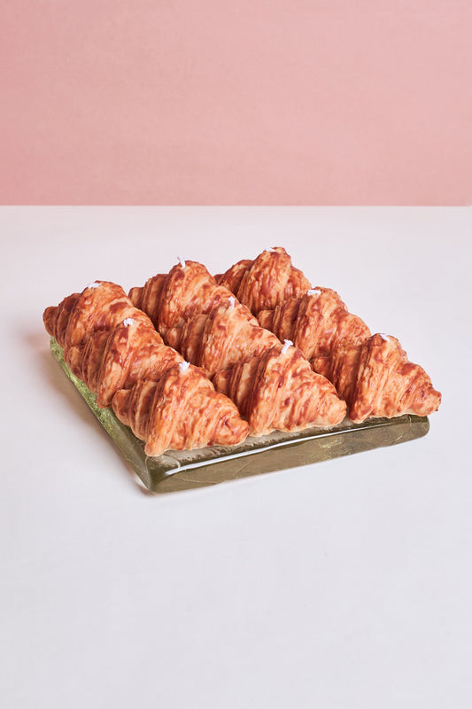 Croissant Candle - Handpainted