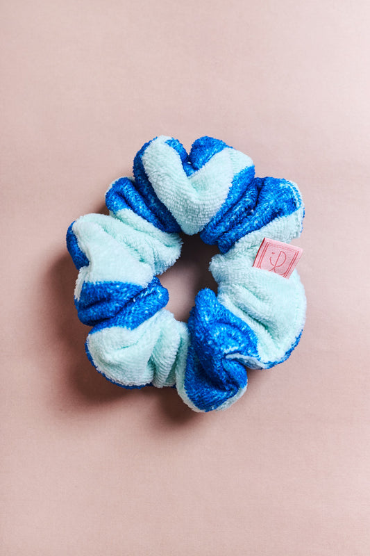 Blue Velvet Scrunchie