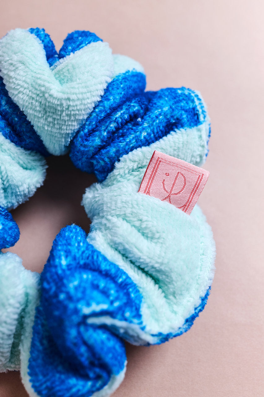 Blue Velvet Scrunchie