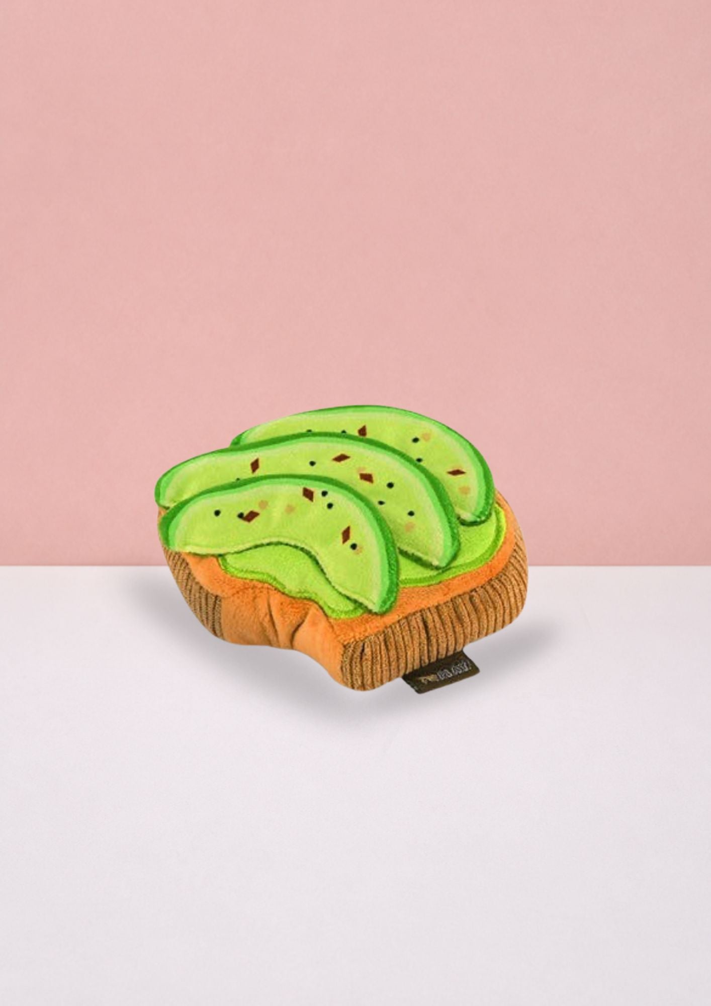 Barking Brunch Avo-doggo Toast Squeaky Toy