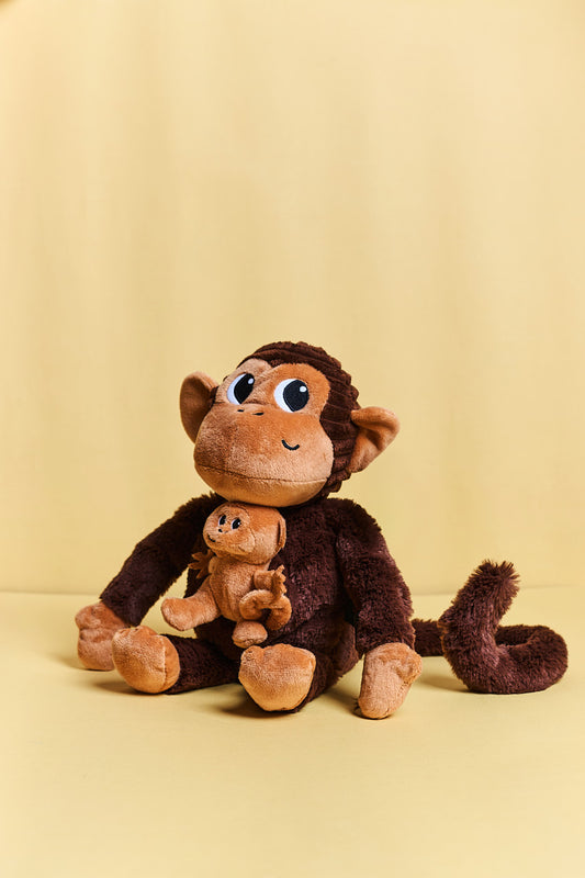 Mama & Baby Monkey Plushy