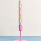 Neon Pink Metal Candleholder