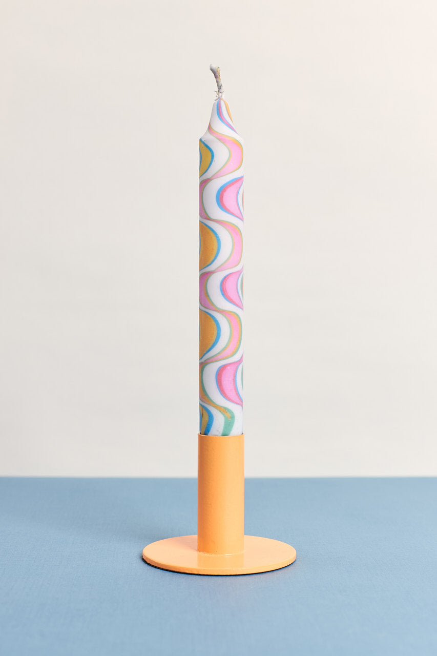 Orange Candle Holder